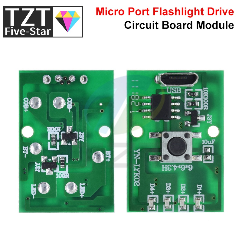 Tablet Reading Accessories - 1/5PCS Flashlight Driver Board Headlight DIY