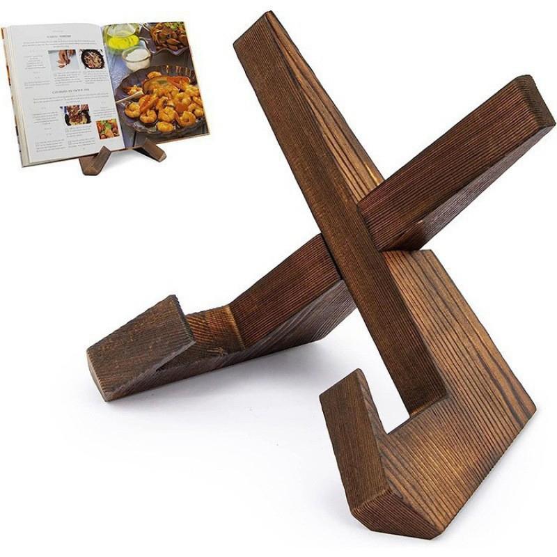 Tablet Reading Accessories - Wooden Document Stand with Adjustable Angle