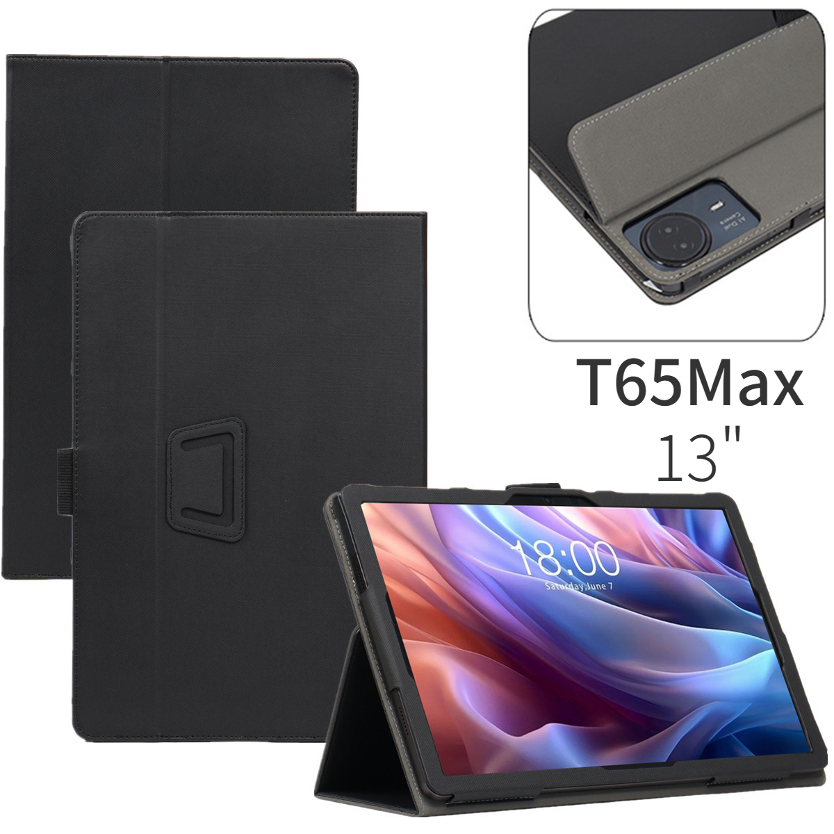 Teclast Tablet Accessories - Smart Case for Teclast T65Max Tablet