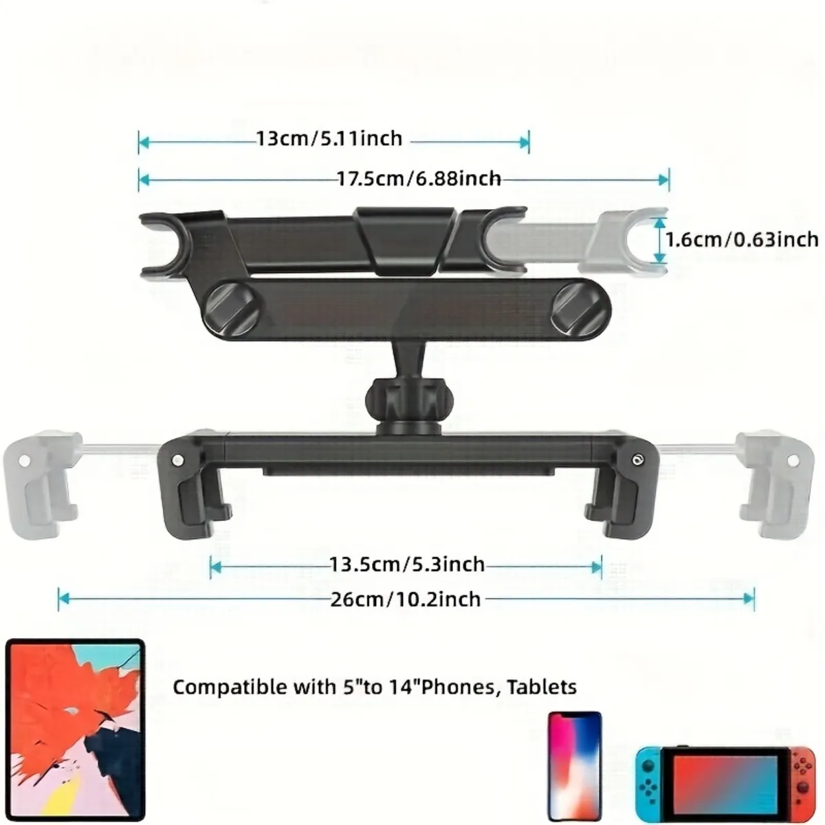 Tablet stand, car headrest, ta - Toddler Tablet Accessories ulasan dan harga