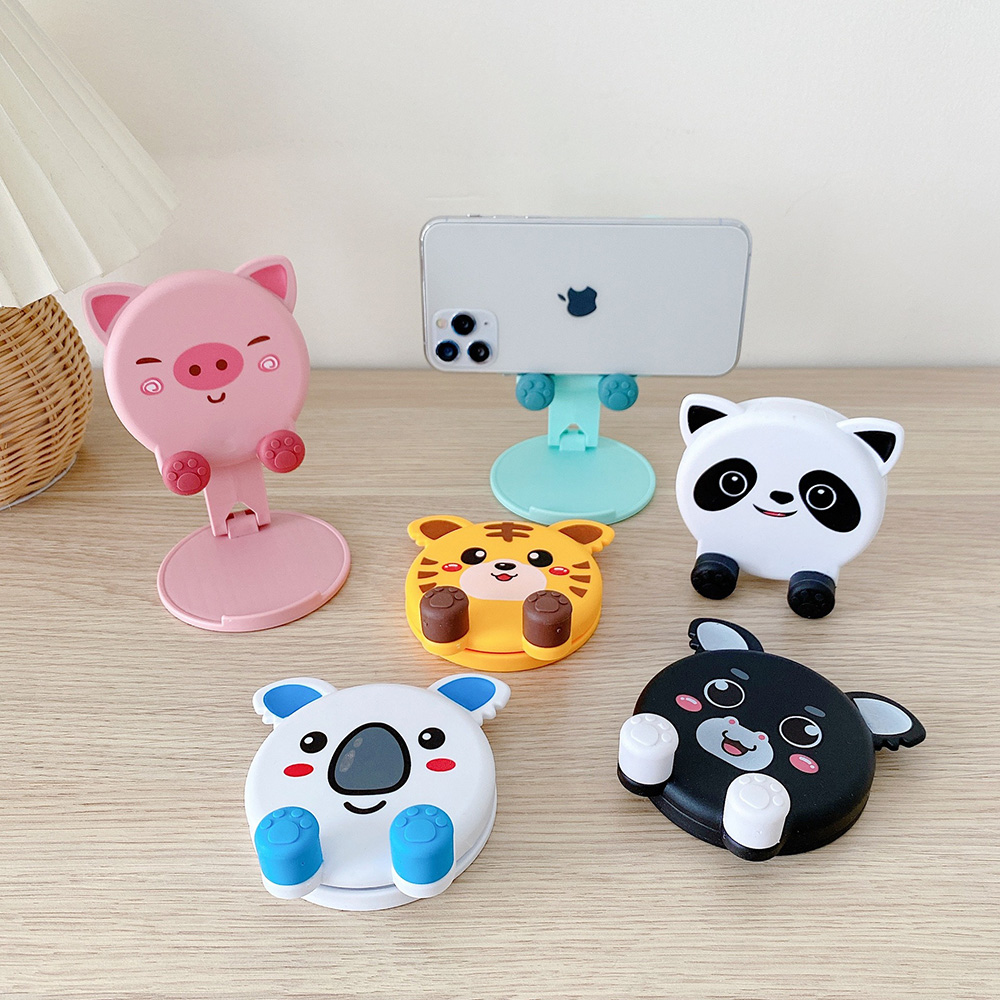 Cute Animal Desktop Phone Stan - Tablet Accessories For Students ulasan dan harga