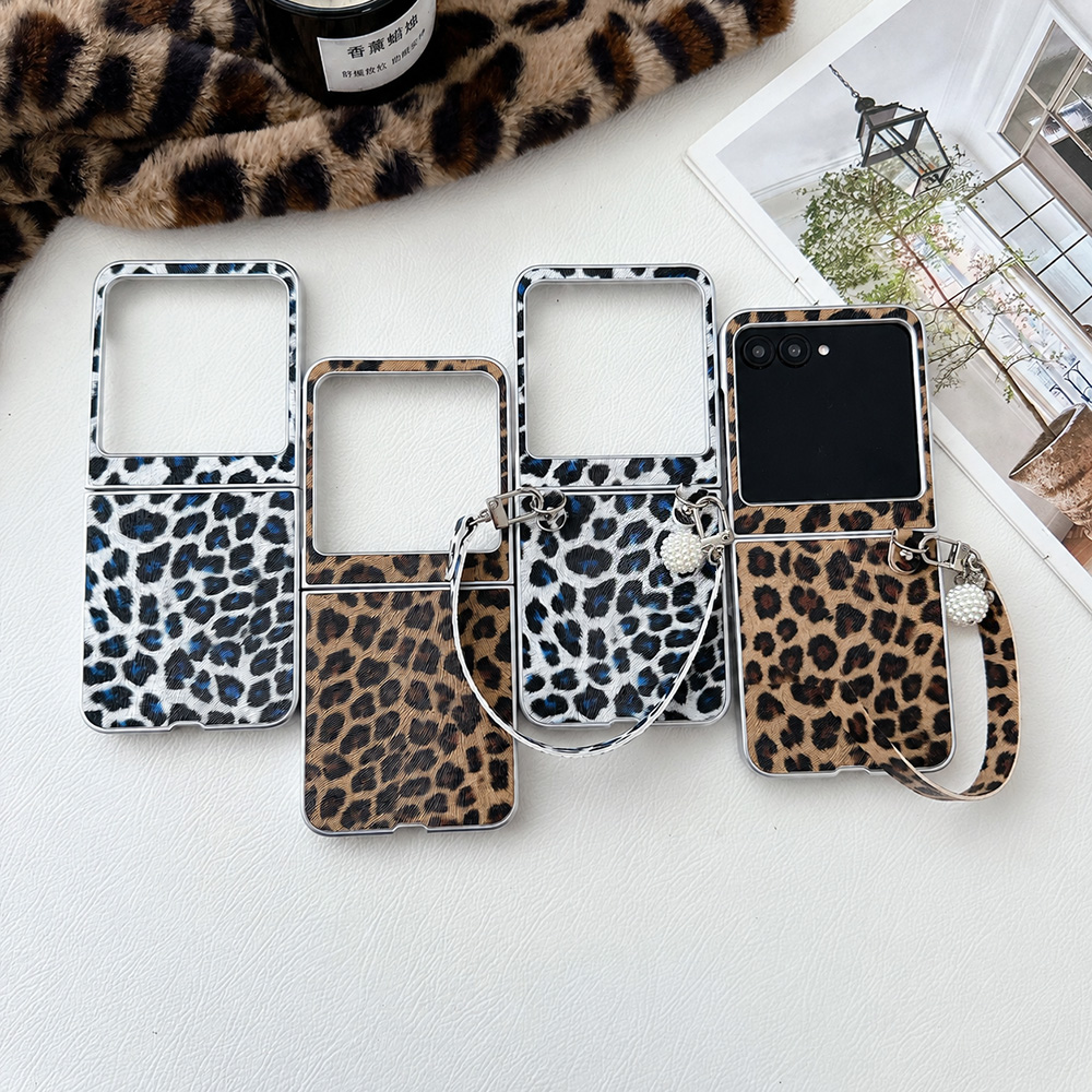 Leopard Print Folding Flip Pho - Tablet Computer Accessories ulasan dan harga