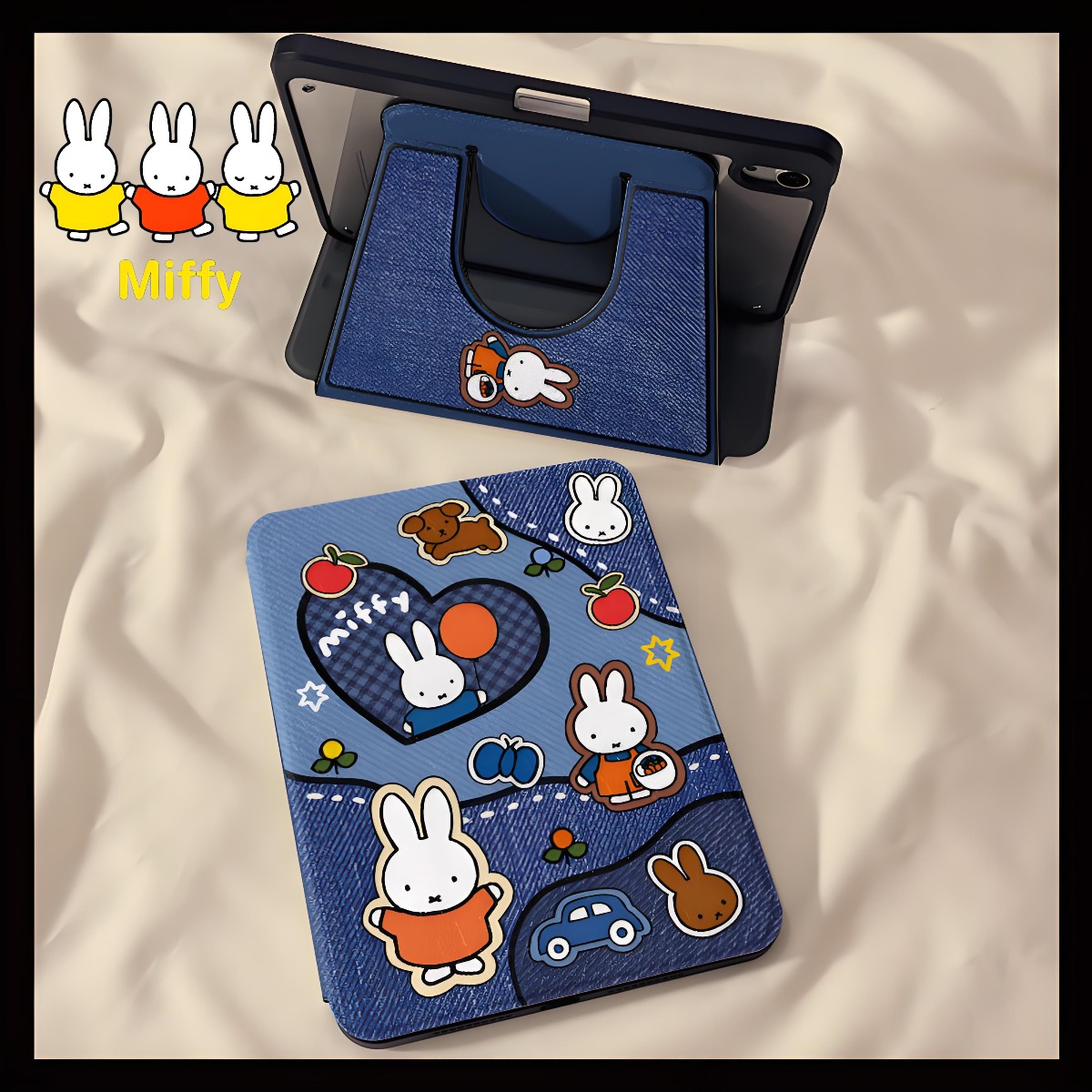 Kawaii Miffy Rabbit Tablet Cas - Fire Tablet Accessories ulasan dan harga