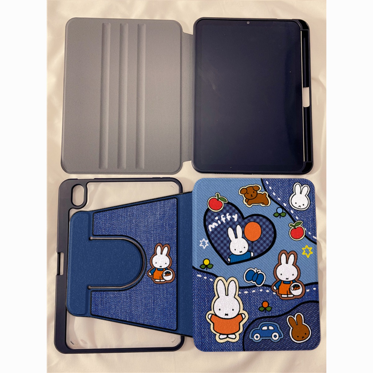 Kawaii Miffy Rabbit Tablet Cas - Fire Tablet Accessories ulasan dan harga
