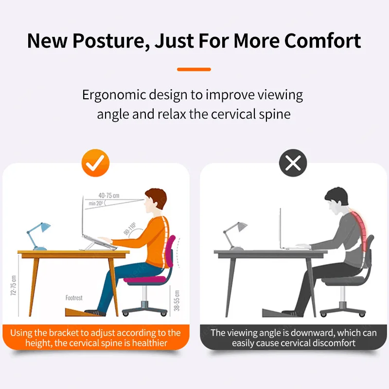 Laptop Stand Portable Foldable - Tablet Reading Accessories ulasan dan harga