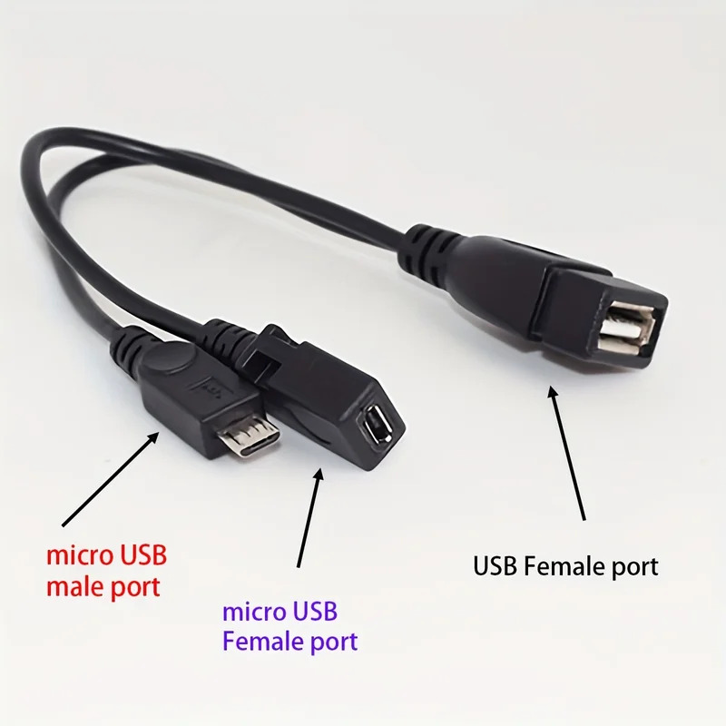 2-in-1 OTG USB to Micro USB Sp - Fire Tablet Accessories ulasan dan harga