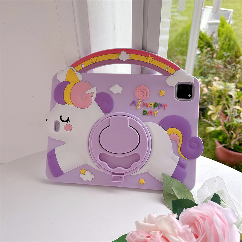 Cartoon Unicorn Kids Stand Tab - Getac Tablet Accessories ulasan dan harga