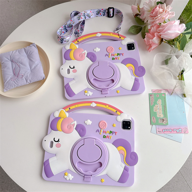 Cartoon Unicorn Kids Stand Tab - Getac Tablet Accessories ulasan dan harga