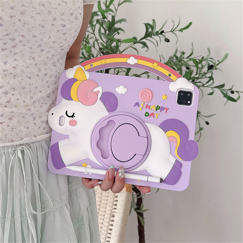 Cartoon Unicorn Kids Stand Tab - Getac Tablet Accessories ulasan dan harga