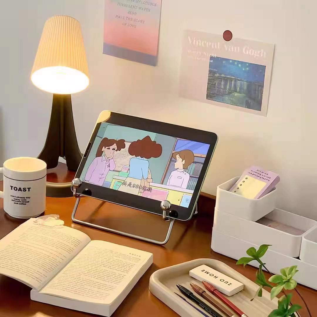 Portable Wind Style Metal Iron - Tablet Reading Accessories ulasan dan harga
