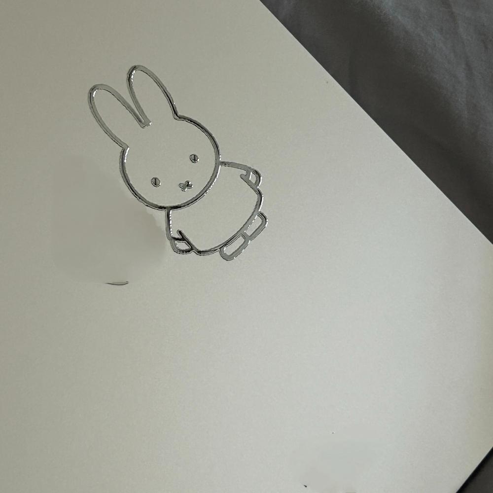 Miffy Rabbit  metal stickers h - Tablet Accessories For Students ulasan dan harga