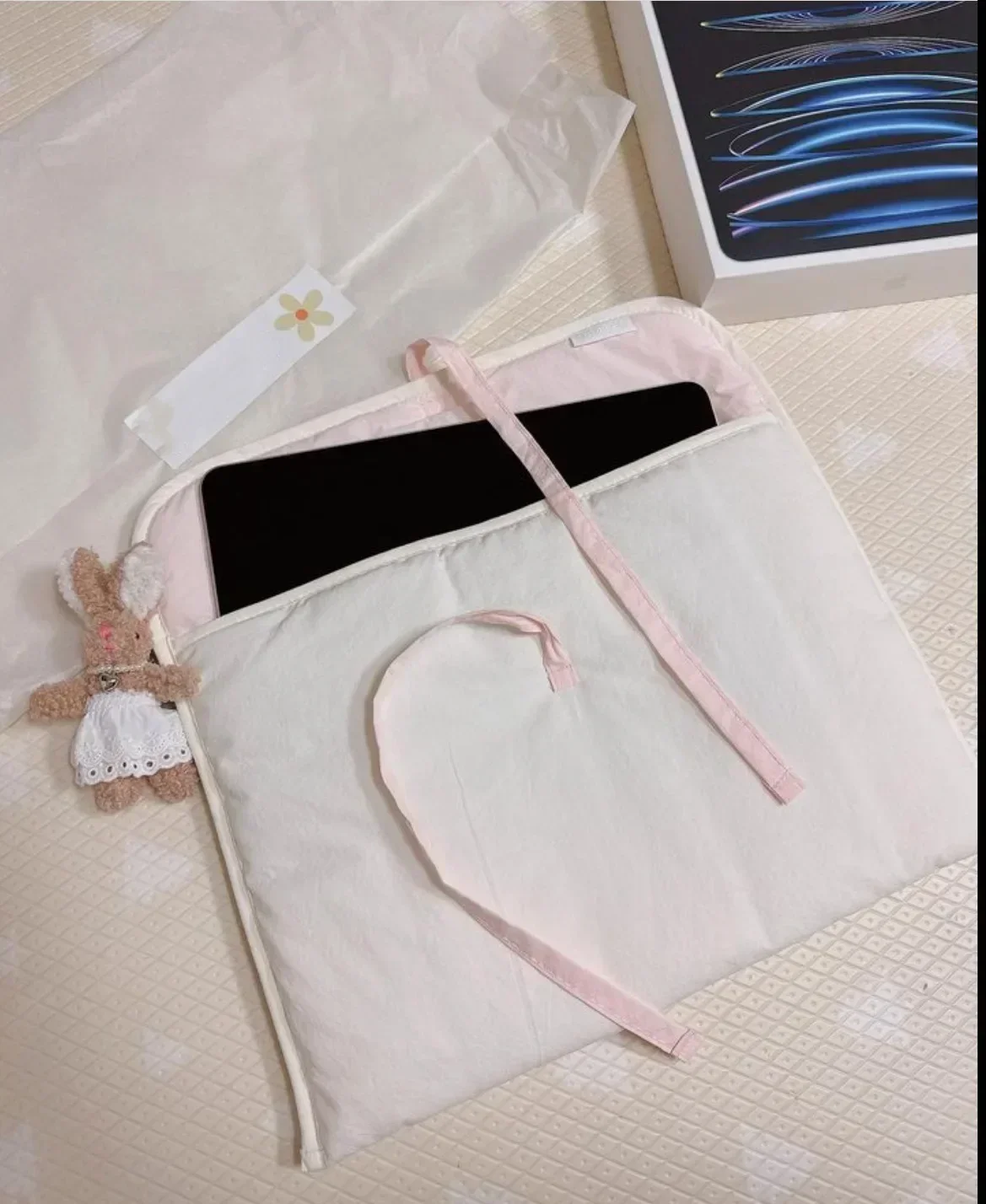 Pink Balletcore Padded IPad Sl - Tablet Sleeves & Cases Ipad Accessories ulasan dan harga