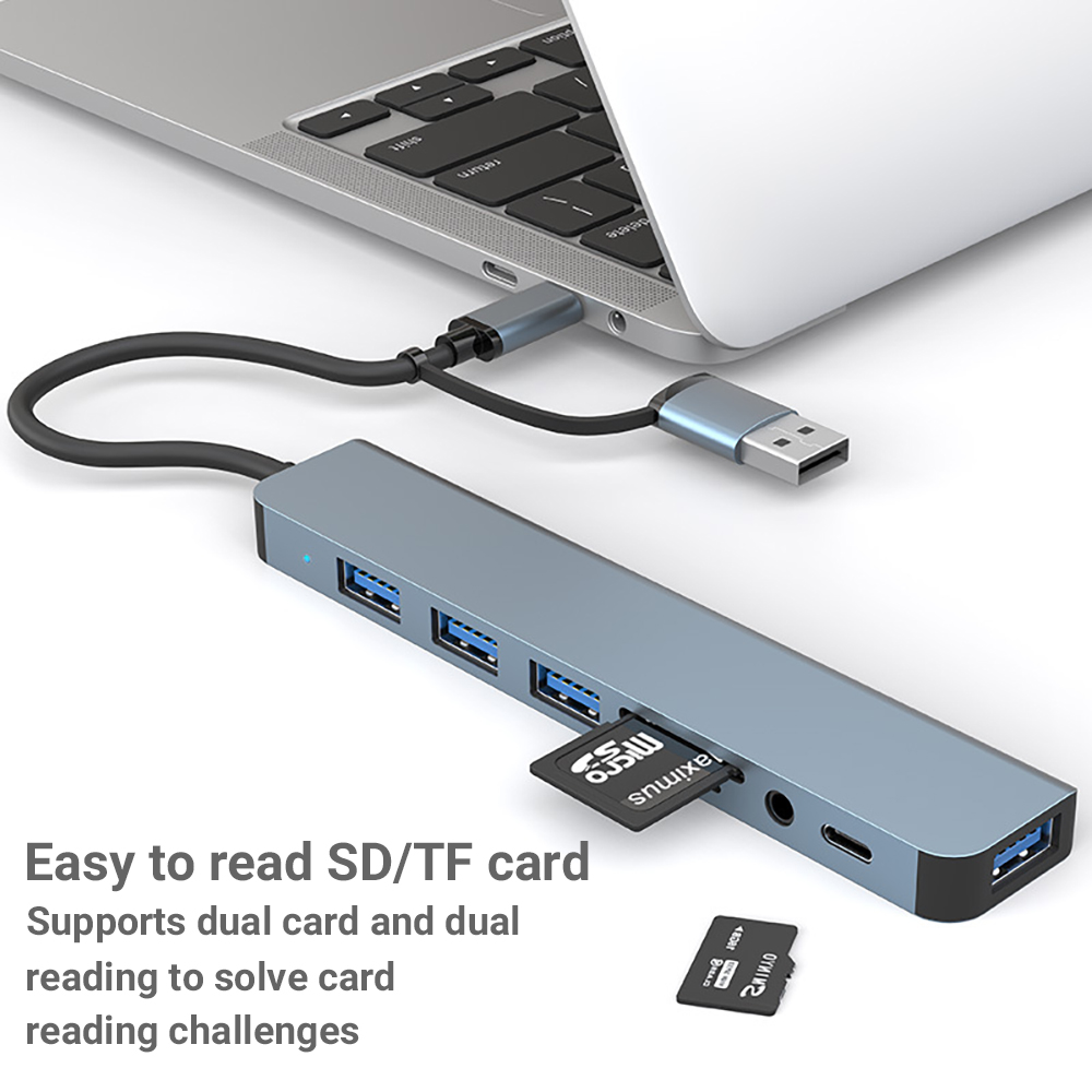 9-in-1 Dual Head USB Docking S - Tablet Accessories For Students ulasan dan harga