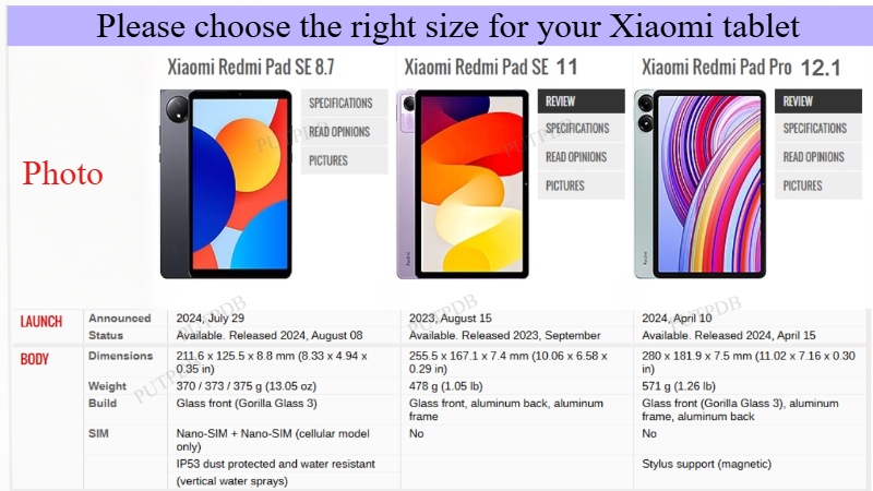 Case For Xiaomi RedMi Pad 10.6 - Redmi Tablet Accessories ulasan dan harga
