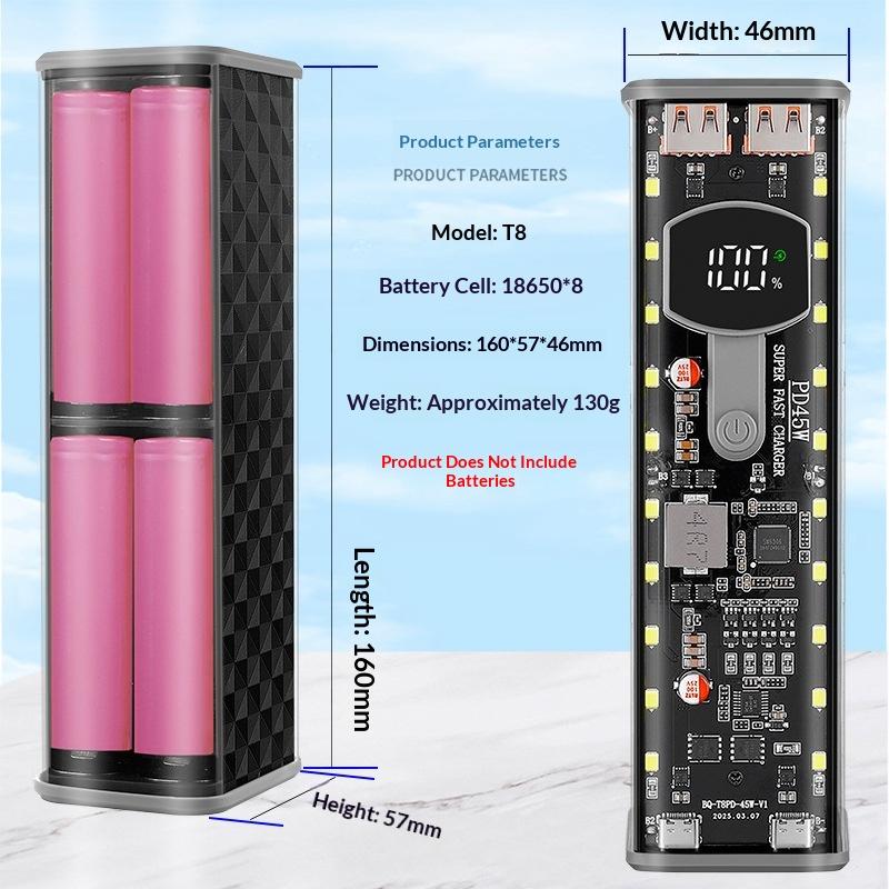 PD 45W Super Fast Charging 8 C - Tablet Accessories For Students ulasan dan harga